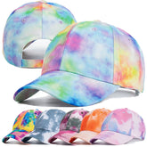 Tie-Dye Corduroy Baseball Cap